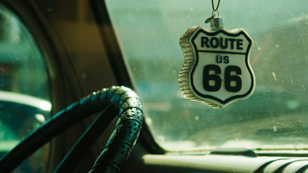 Photo écrit "66" pour route 66, Etat-Unis. #Voyage #SerenityBodyMind #Blog #Article